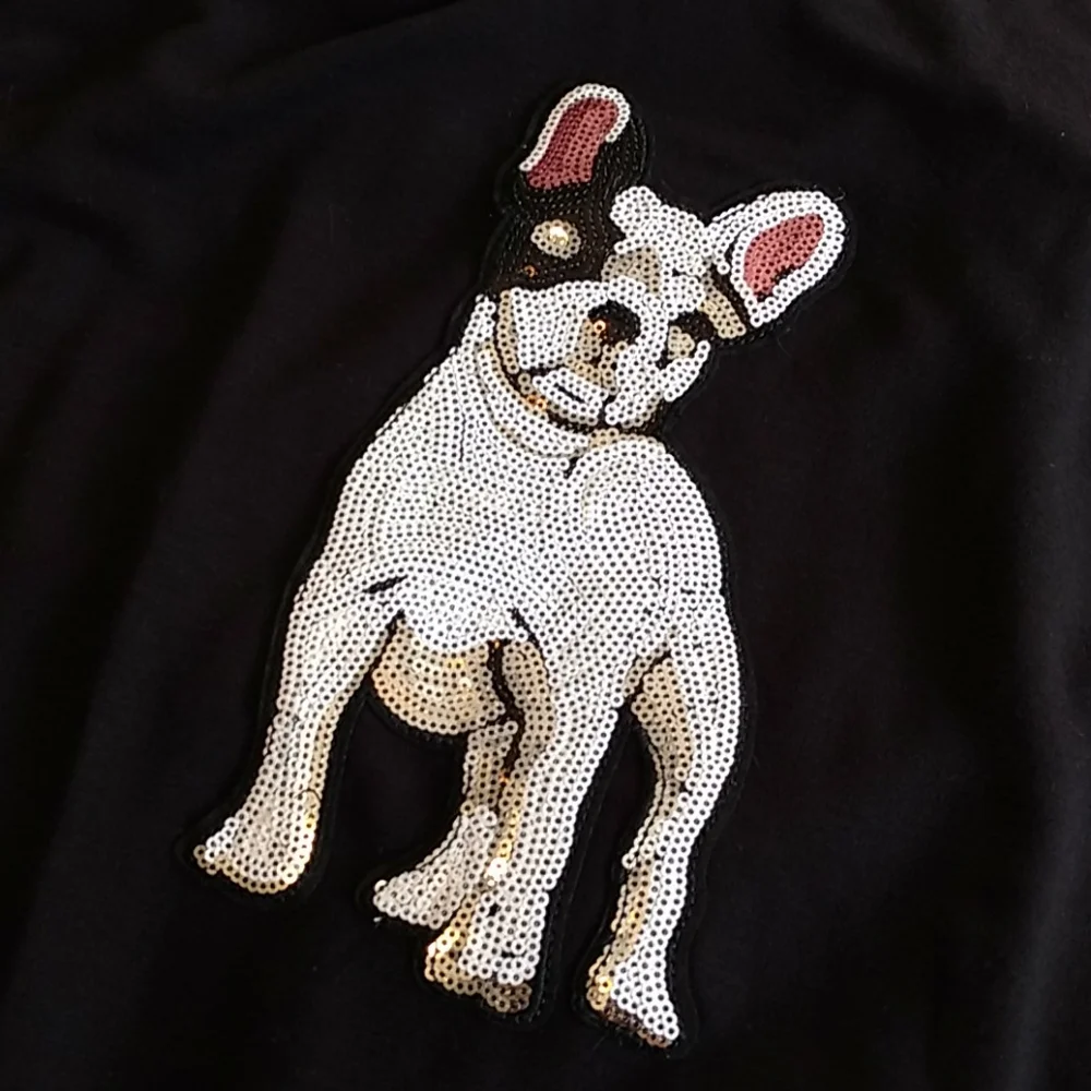 FRENCHIE jersey Size M long sleeve sweatshirt - Picture 1 of 5